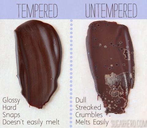 Tempered and Untempered Chocolate